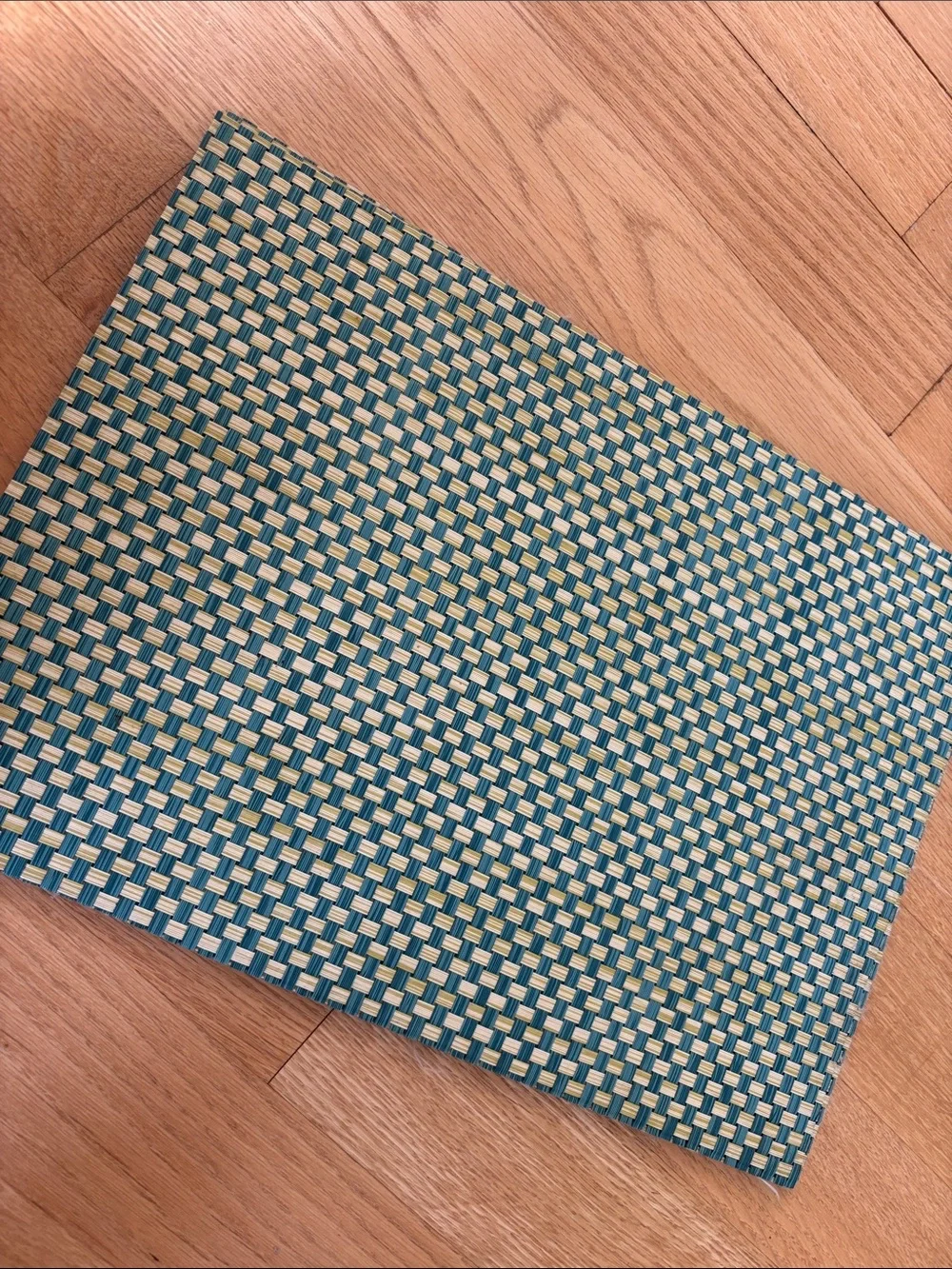 Placemats set/6 synthetic woven  bamboo